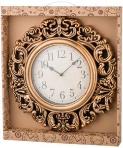 Часы настенные кварцевые "royal house" 39*39*5 см. диаметр циферблата=20 см. Lefard (220-108)