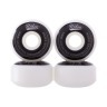 Комплект колес для скейтборда SB, 55*32, белый/черный, 4 шт. (351563)