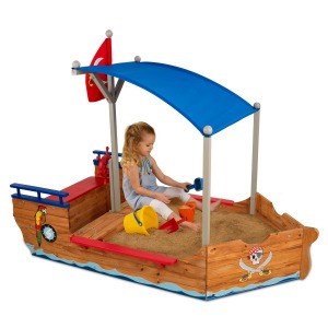 Песочница "Пиратская лодка" (Pirate Sandboat) (00128_KE)