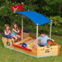 Песочница "Пиратская лодка" (Pirate Sandboat) (00128_KE)