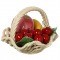 Изделие декоративное "корзина с фруктами" диаметр=18 см высота=13 см ORGIA (335-096)