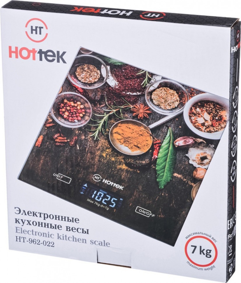 Весы кухонные hottek ht-962-022 HOTTEK (962-022)