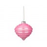 Декоративное изделие шар стеклянный диаметр=8 см. высота=9 см. цвет: розовый Dalian Hantai (D-862-086) 