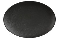 Блюдо, 30х22 см, фарфор P, овальное, черное, матовое, Caviar Black - MW602-AX0205 Maxwell & Williams