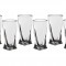 Набор стаканов для сока из 6 шт."квадро" 350 мл.  высота=15 см. Crystal Bohemia (669-020)