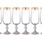 Набор бокалов для шампанского из 6 шт. "claudie / sterna" 180 мл. высота=17 см. CRYSTALITE (669-159)