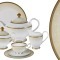 Чайный сервиз Вуаль кремовая 42 предмета на 12 персон - MI2-K6981-Y3_42-AL Midori
