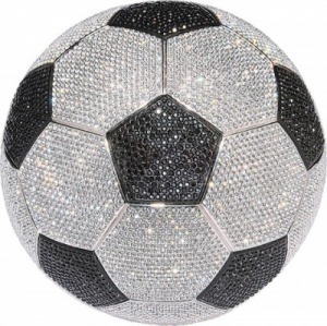 Футбольный мяч Swarovski с кристаллами Swarovski (2044)
