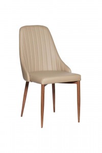 Стул экокожа бежевая 44*58*90см (2) (TT-00000472)