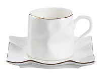 Кофейная пара lefard "раффл голд" 130 мл Lefard (264-140)