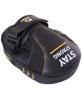 Лапа E603-2 изогнутая, кожзам, черный (440170)