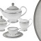 Чайный сервиз Вуаль белая 23 предмета на 6 персон - MI2-K6986-Y3_23-AL Midori