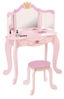 Туалетный столик (трельяж) с зеркалом для девочки "Принцесса" (Princess Vanity & Stool) (76123_KE)