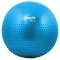 Мяч гимнастический полумассажный GB-201 65 см, антивзрыв, синий (129934)