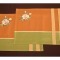 Комплект салфеток-плейсметов 35*43см 2шт, "корейская роза", хлопок, охра/зеленая Текстильный Мир (850-812-41)