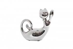 Статуэтка "Кошки" серебряная 16,5*7*16/17*9*26,5 (TT-00000286)