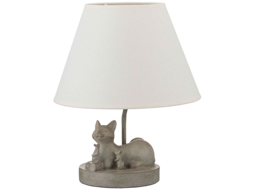 Светильник с абажуром "кошка с мышами" e27 40w 30*30 см. высота=37 см. Comego Enterprise (599-160) 