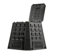 Компостер садовый 420 л Evogreen IKEV420C-S411 чёрный (53996)