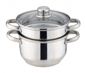 Кастрюля-пароварка agness 2-х ярусная, 3 предмета, серия "classic" диаметр=20см, 3,2л Agness (933-503)