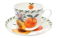 Пара чайная, 1 перс, 2 пр, 480 мл, фарфор F, белая, Абрикос, Orchard Fruits - MW637-PB8103 Maxwell & Williams