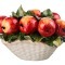 Изделие декоративное "корзина с яблоками" овальная 22*15 см высота=13 см Ceramiche D'arte (D-335-013) 