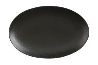 Блюдо, 25х16 см, фарфор P, овальное, черное, матовое, Caviar Black - MW602-AX0204 Maxwell & Williams