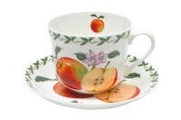Пара чайная, 1 перс, 2 пр, 480 мл, фарфор F, белая, Яблоко, Orchard Fruits - MW637-PB8105 Maxwell & Williams