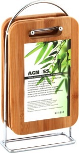 Набор досок деревянных на подставке agness 5 пр. 23*15*1 см. Agness (897-033)