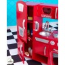 Игрушка кухня из дерева "Винтаж", цвет Красный (Red Vintage Kitchen) (53173_KE)