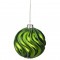 Декоративное изделие шар стеклянный диаметр=8 см. высота=9 см. цвет: салатовый Dalian Hantai (D-862-093) 