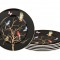 Набор тарелок закусочных lefard "райские птицы" 6 шт. 21 см черный Lefard (264-753)