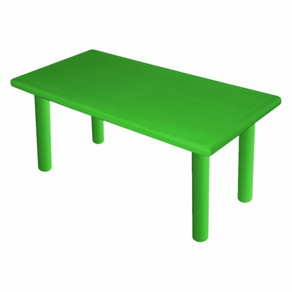 Большой стол "Королевский", пластиковый, цвет Зеленый (KK_KT1100-P_G)