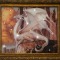 Картина Белый Дракон с кристаллами Swarovski (1058)