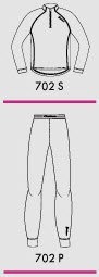 Лосины детские GUAHOO Fleece Basic 702 P/DVT (XS) (10625s57666)