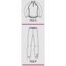 Лосины детские GUAHOO Fleece Basic 702 P/DVT (XS) (10625s57666)