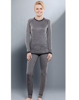 Комплект женского термобелья Guahoo: рубашка + лосины (22-0411 S-MGY / 22-0411 P/MGY) (52563)