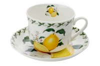 Пара чайная, 1 перс, 2 пр, 480 мл, фарфор F, белая, Лимон, Orchard Fruits - MW637-PB8108 Maxwell & Williams