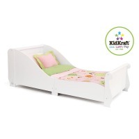 Детская кровать "Sleigh" , белая (86730_KE)
