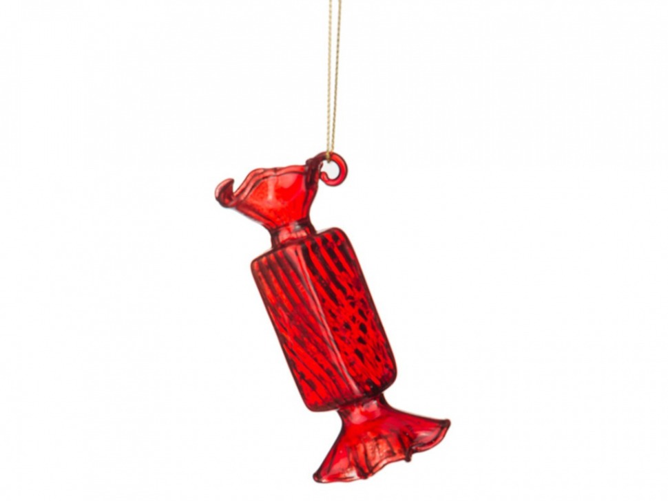 Декоративное изделие конфета красная длина=8 см Dalian Hantai (862-025) 