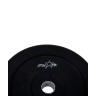 Диск обрезиненный BB-202, d=26 мм, черный, 15 кг (78494)