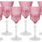 Набор: 6 бокалов для вина Адажио - розовая - SM2205L-P Same
