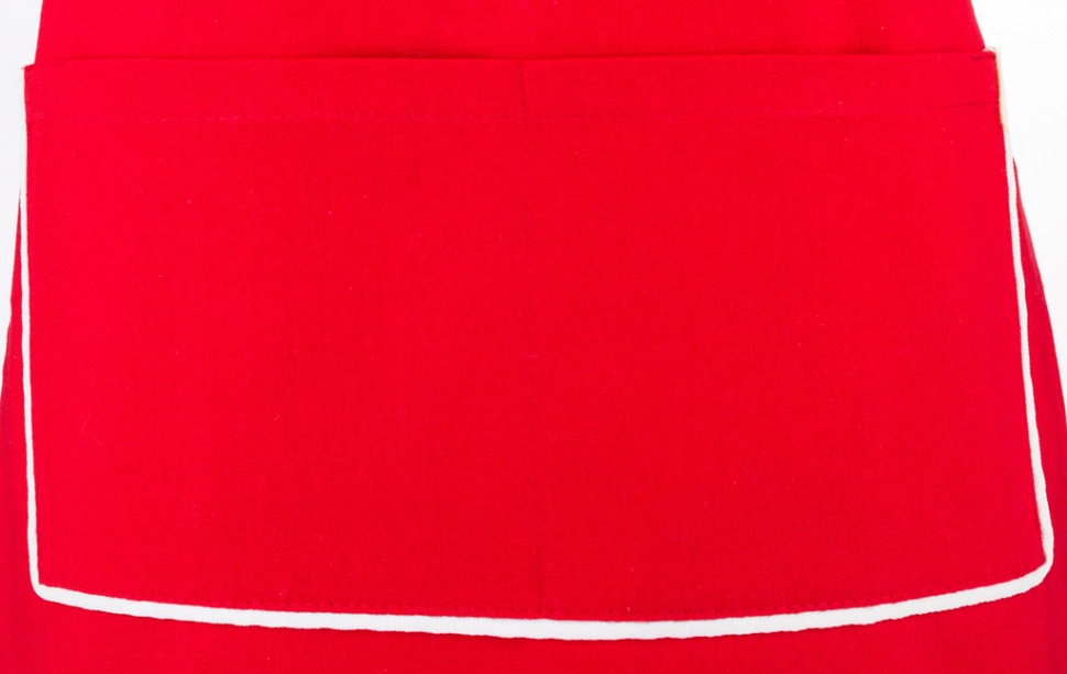 Фартук детский "принцесса" ,красный, 100% хлопок SANTALINO (850-604-52)