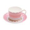 Чашка с блюдцем (розовая) Шантильи в подарочной упаковке - MW637-PB0130 Maxwell & Williams