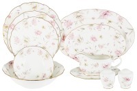 Обеденный сервиз Розовый танец, 6 персон, 27 предметов - AL-M1661/27-E9 Anna Lafarg Emily