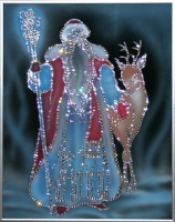 Картина Морозко (большая) с кристаллами Swarovski (1215)