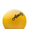 Мяч для художественной гимнастики AGB-101, 19 см, желтый (402264)