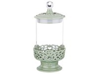 Емкость для сыпучих продуктов "вуаль" 12*12*25.5 см (кор=12шт.) Lefard (64-603)