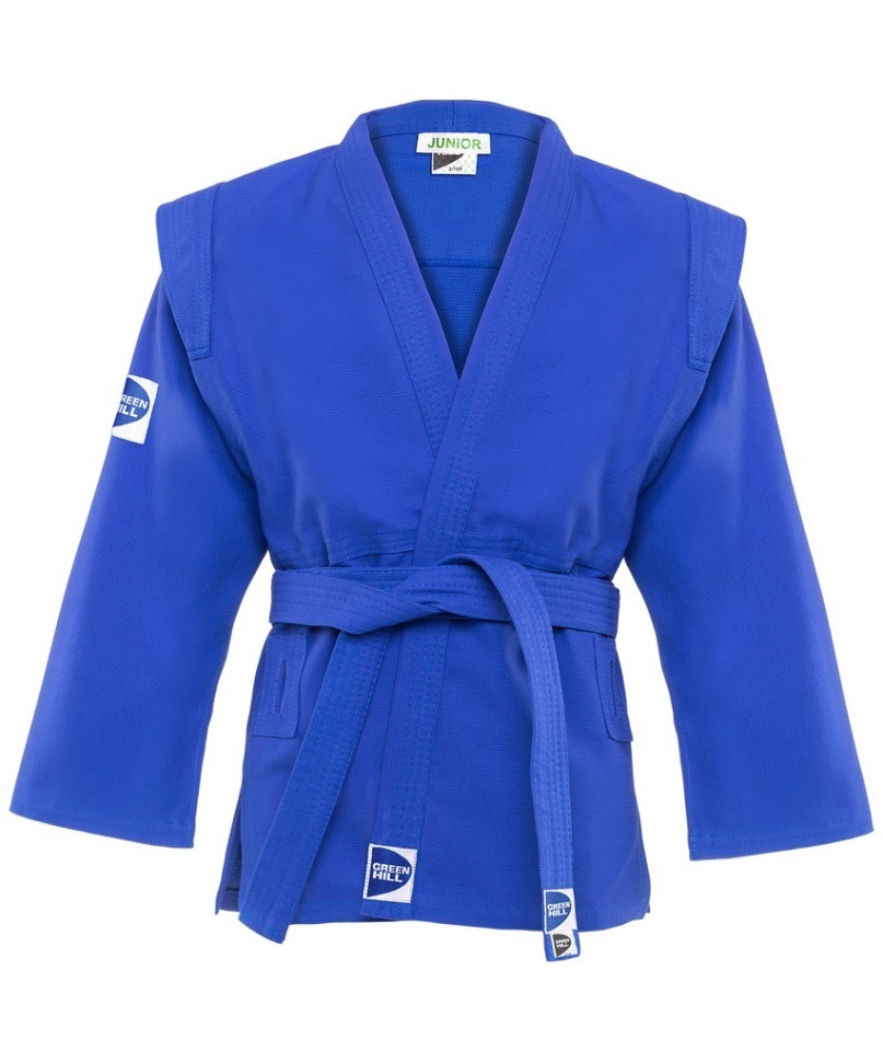 Куртка для самбо Junior SCJ-2201, синий, р.1/140 (447630)