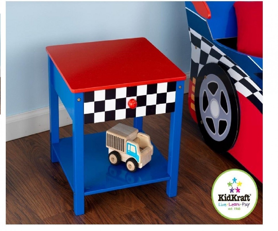Прикроватный столик "Гоночная машина" (Race Car Side Table) KidKraft (Кидкрафт) (76041_KE)