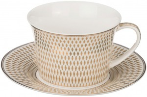 Кофейный набор lefard "radial gold" на 6 пер. 12 пр. 180 мл Lefard (760-413)